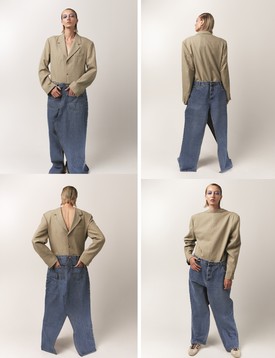 BETTTER - Az ukrán márka a luxusdivat világába emelte az upcycling fogalmát. Küldetésük egy fenntarthatóbb jövő, hiszik, hogy az újrahasznosítás az egyik legfontosabb faktor ezen az úton. Kollekcióik létrehozásának minden egyes mozzanatával ezt szem előtt tartva járnak el, a végeredmény pedig magas divat. Kabát: BETTTER net-a-porter.com Cipő: ADIDAS footshop.hu