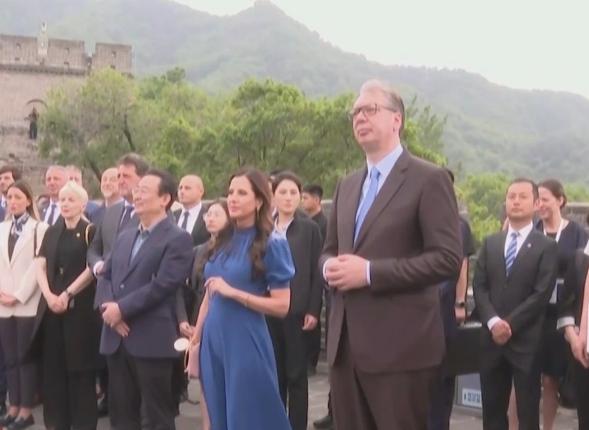 Aleksandar Vučić: Obilazak Kineskog zida 
