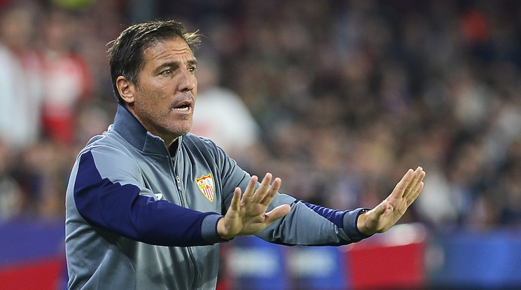 Eduardo Berizzo, a Sevilla edzője/Fotó: AFP
