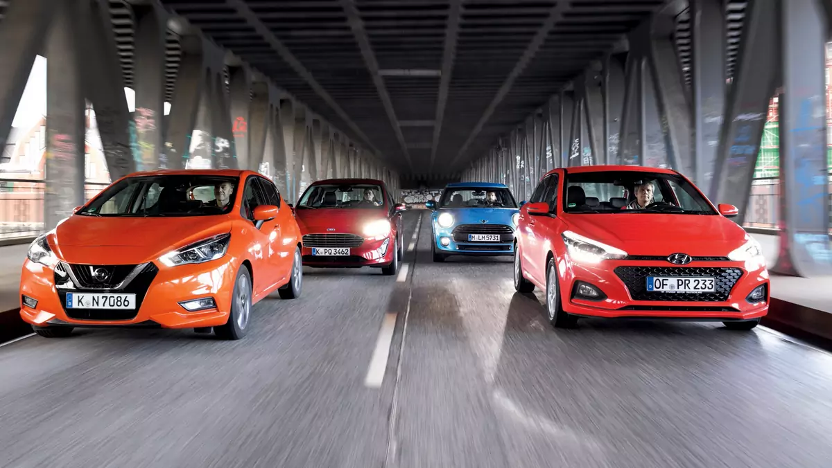 Porównanie: Ford Fiesta, Hyundai i20, Nissan Micra i Mini