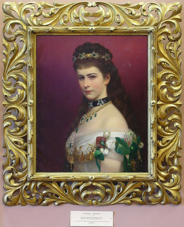 Portret cesarzowej Elżbiety pędzla Georga Raaba ze Lwowskiej Galerii Sztuki