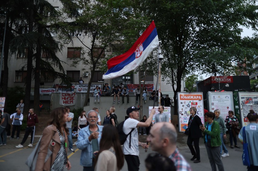 rts studenti protest blokada