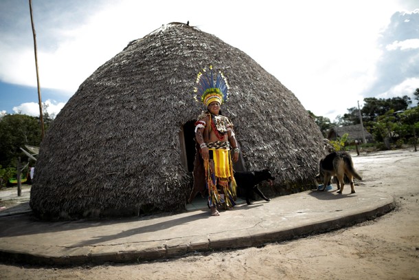 The Wider Image: Brazilian Indians fined for planting GMO soy crops