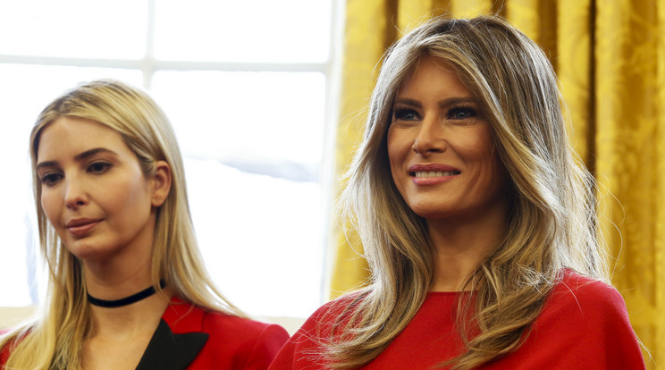 A Trump-családról szóló új könyv szerint az elnök felesége és idősebb lánya egymással rivalizál / Fotó: Northfoto