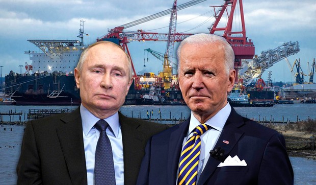 putin bajden nord stream v2 RAS ap jens buettner, ap evan vucci, ap alexei druzhinin