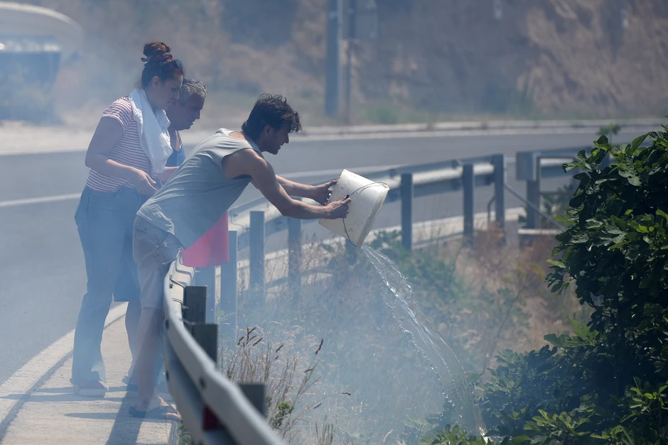 Požar kod Piska, u hrvatskoj Dalmaciji