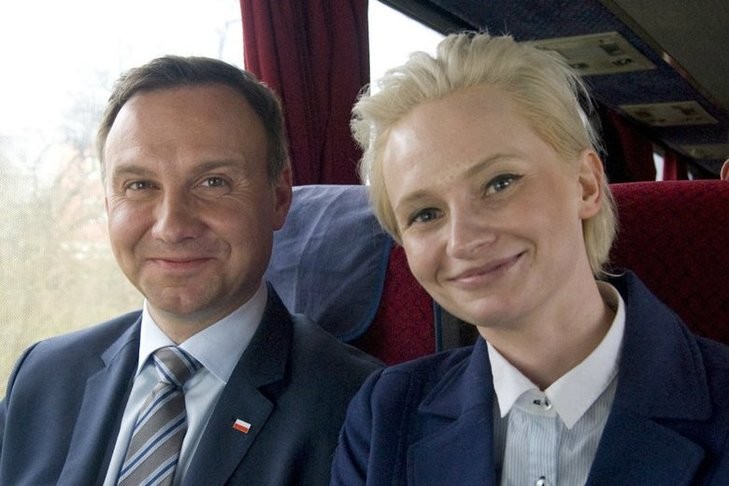 Andrzej Duda i Izabela Pek