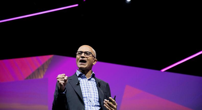 Microsoft CEO Satya Nadella.Christophe Morin/IP3/Getty Images