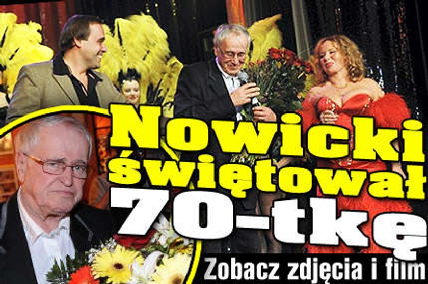 Nowicki świętował 70-tkę. Foto!