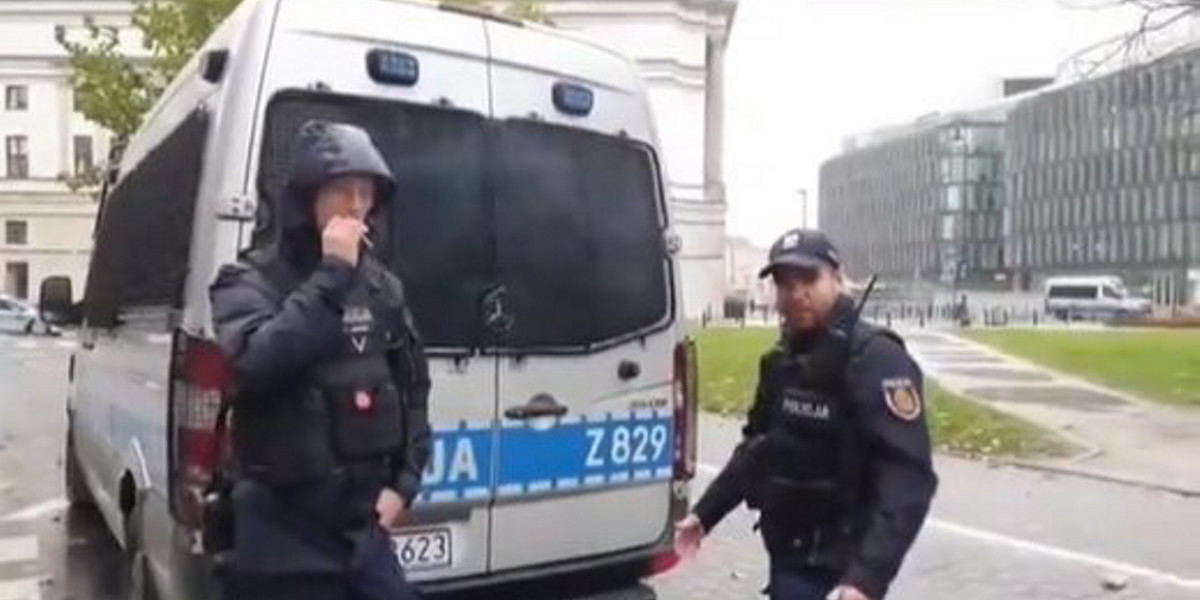 Zaskakujący film z policjantami w roli głównej, trafił do internetu. 