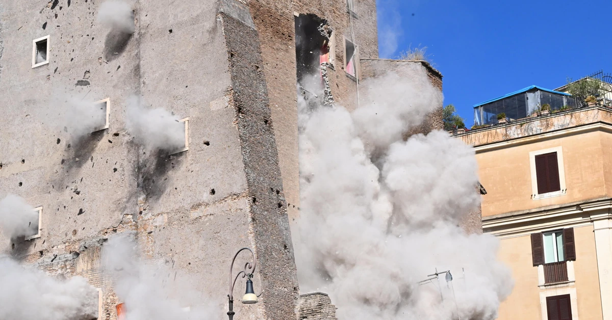 Zawalił się bezcenny zabytek w Rzymie, symbol władzy papieskiej