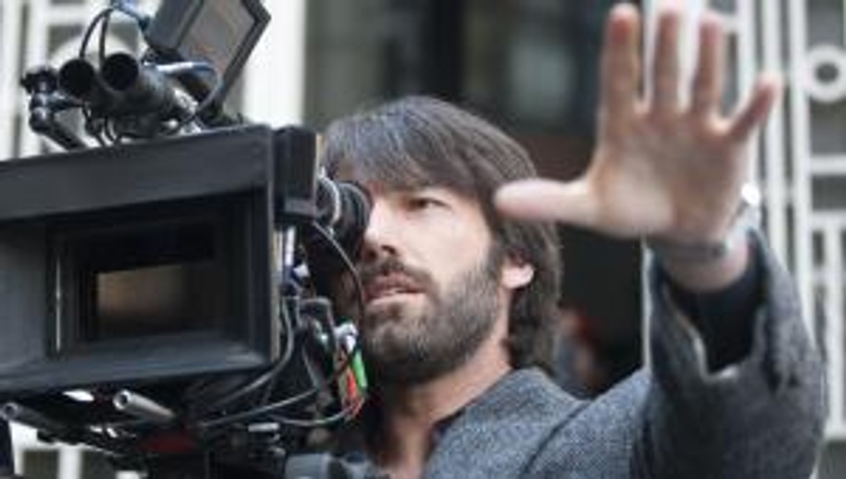 Ben Affleck na planie filmu "Operacja Argo"