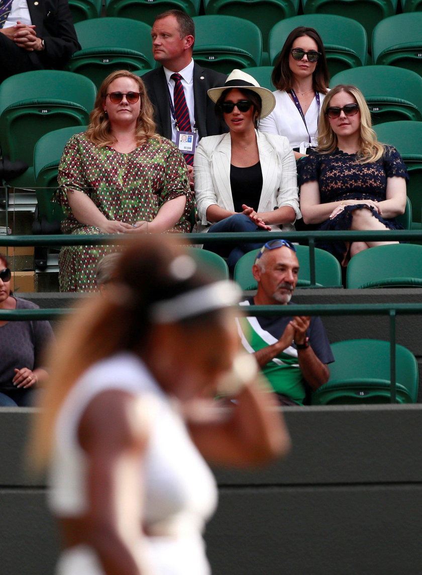 Zakazali fanom tenisa robić zdjęcia Meghan na Wimbledonie