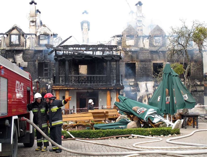 Potężny pożar strawił hotel. FOTO