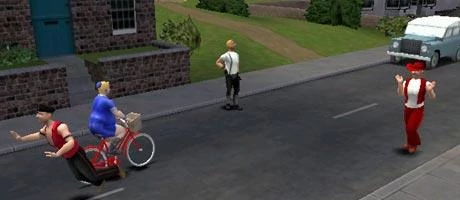 Screen z gry: Little Britain: The Video Game.