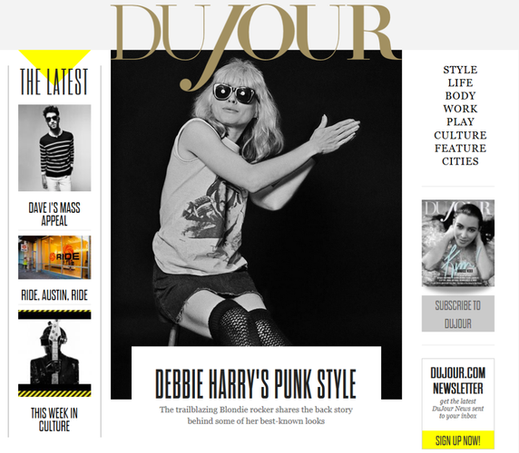 <b>Najlepsza Strona Główna: Dujour</b>
<br><br>
http://www.dujour.com