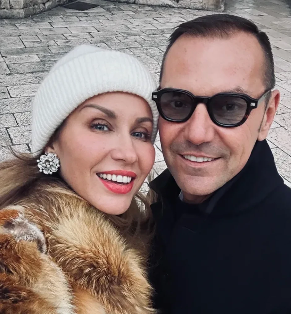 Ana Gruica sa mužem