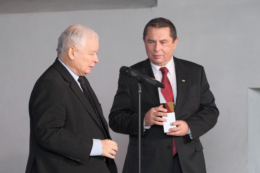 Jarosław Kaczyński i Bronisław Wildstein