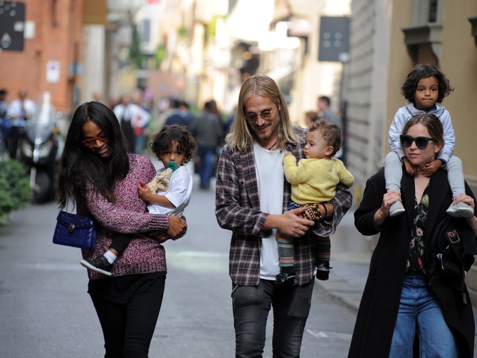 Zoe Saldana sa suprugom