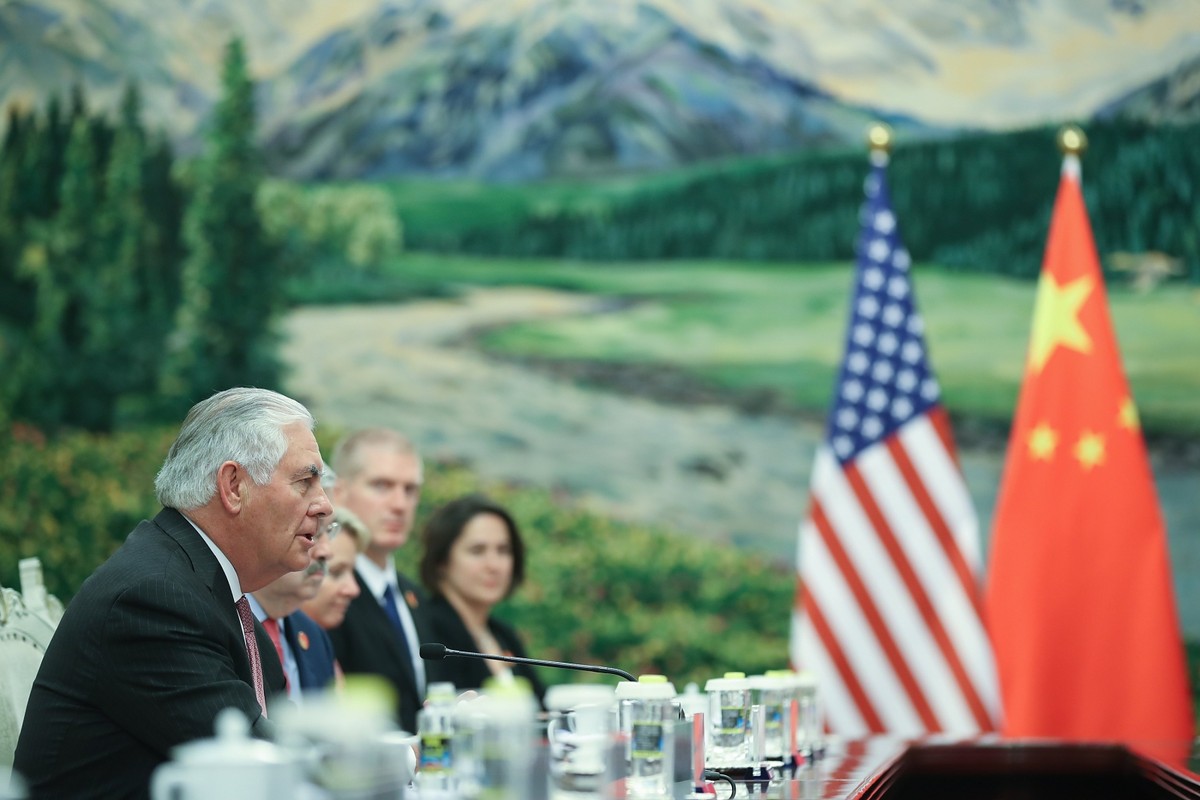 Tillerson od czwartku przebywa w Chinach, gdzie podejmuje rozmowy w sprawie kryzysu związanego z ostatnimi prowokacjami Korei Północnej
