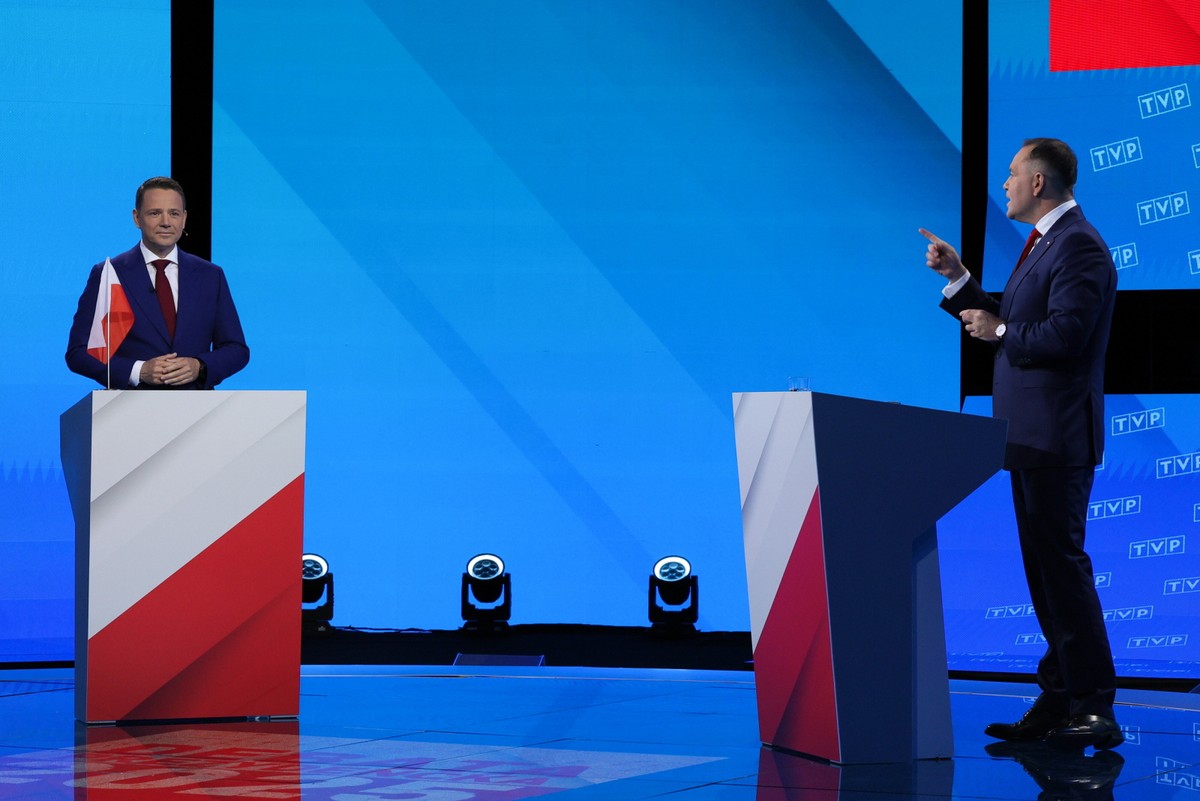 "Jest pan królikiem doświadczalnym". Seria spięć na początku debaty prezydenckiej