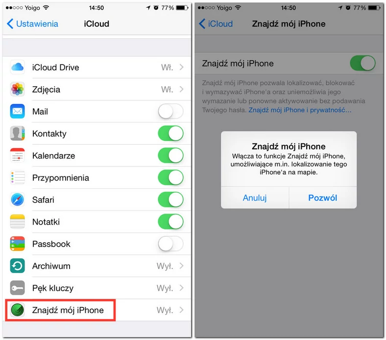 Znajdź mój iPhone to aplikacja, dzięki której można namierzyć stracone urządzenie