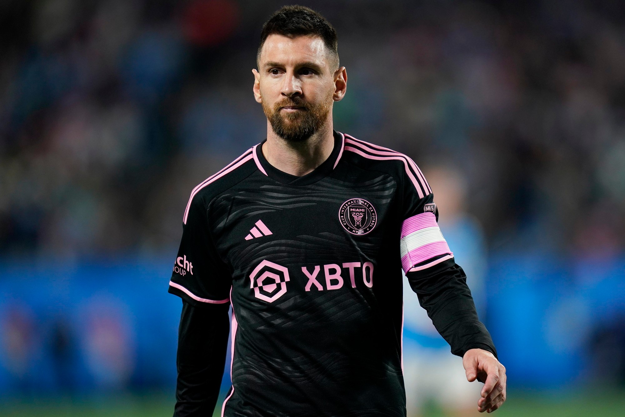 Argentínsky futbalista Lionel Messi z Interu Miami.