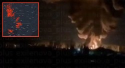 Największy nalot dronów od miesięcy! Pożar w bałtyckim porcie Rosji