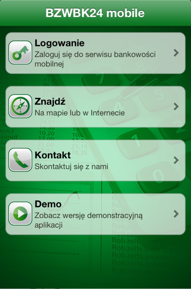 Aplikacja BZ WBK 24 mobile