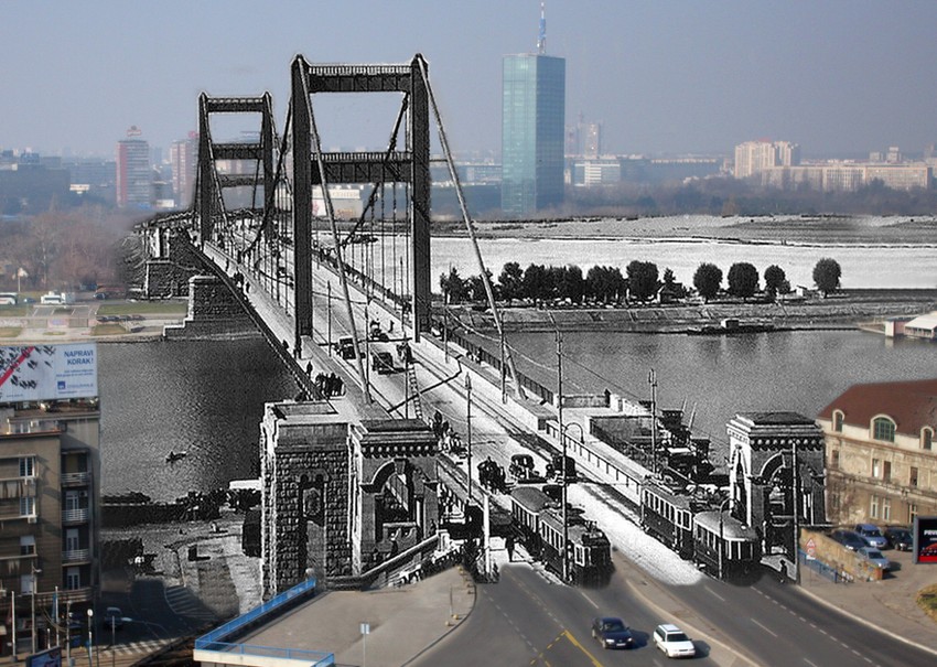 Most Kralja Aleksandra danas Brankov