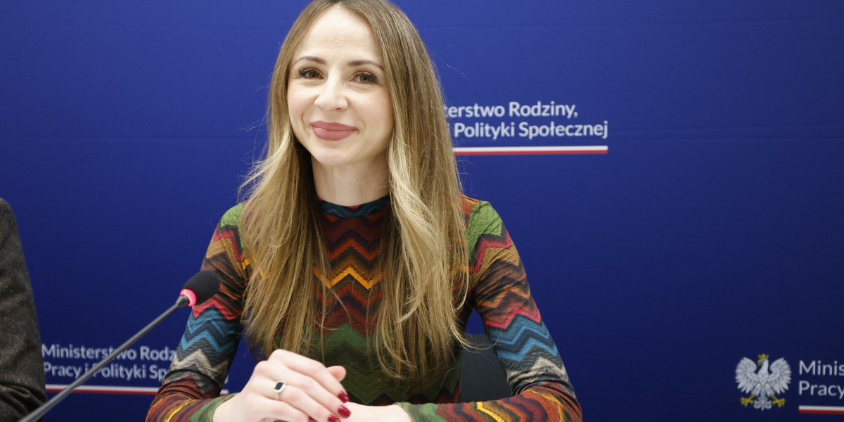 Minister rodziny Agnieszka Dziemianowicz-Bąk.