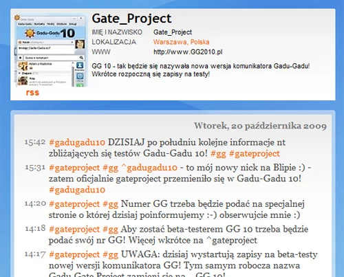Jak na razie, na stronie Gate Project nie ma informacji o dostępie do wersji beta GG