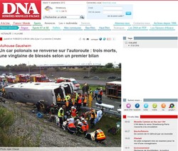 Wypadek polskiego autokaru we Francji. Są ofiary, wielu rannych