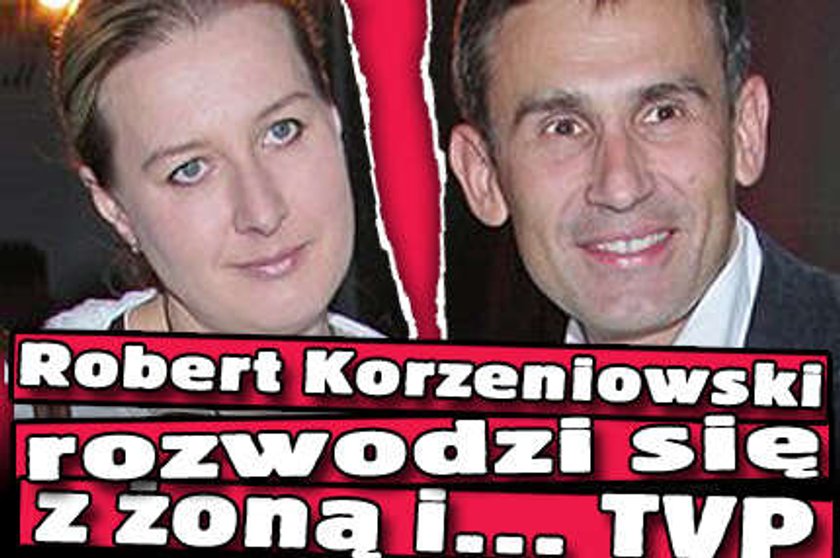 Korzeniowski rozwodzi się z żoną i TVP