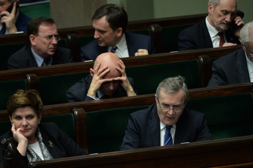 politycy PiS, 500 zł, sejm