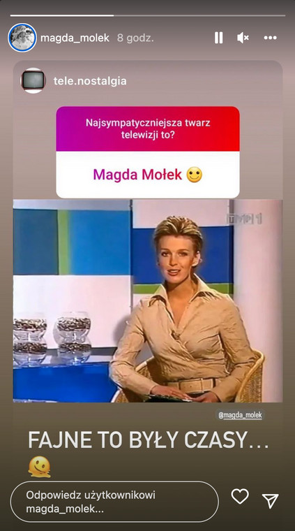 Magda Mołek na Instagramie