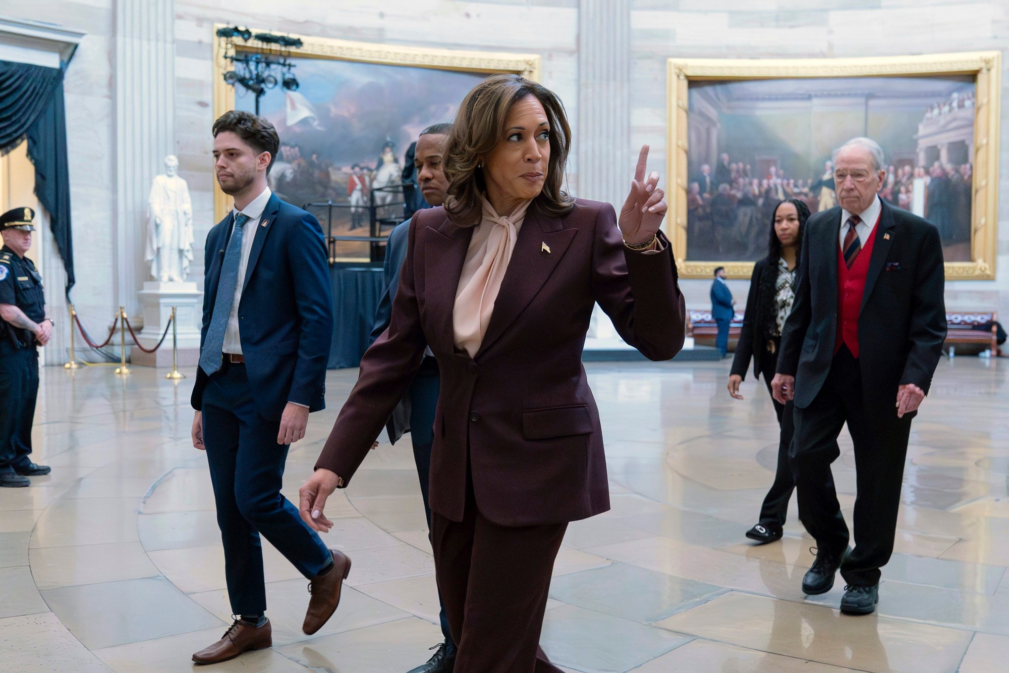 Americká viceprezidentka Kamala Harrisová.