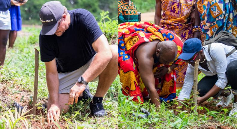 Pernod Ricard Ghana’s planting of 10,000 trees begins at Moree