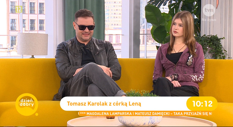 Tomasz Karolak i Lena Kołakowska w "Dzień dobry TVN"