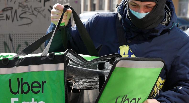 Uber has become increasingly reliant on food delivery during the pandemic.