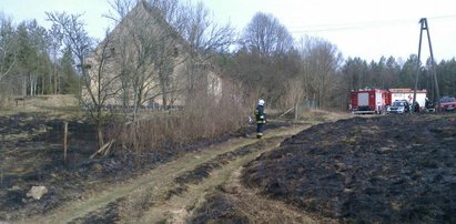 Zginęła, bo paliła trawę. To pierwszy taki przypadek na Pomorzu