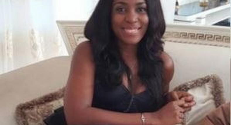 Linda Ikeji, in her Banana Island mansion.