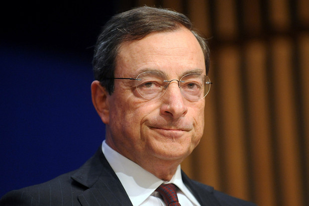 Prezes EBC Mario Draghi.