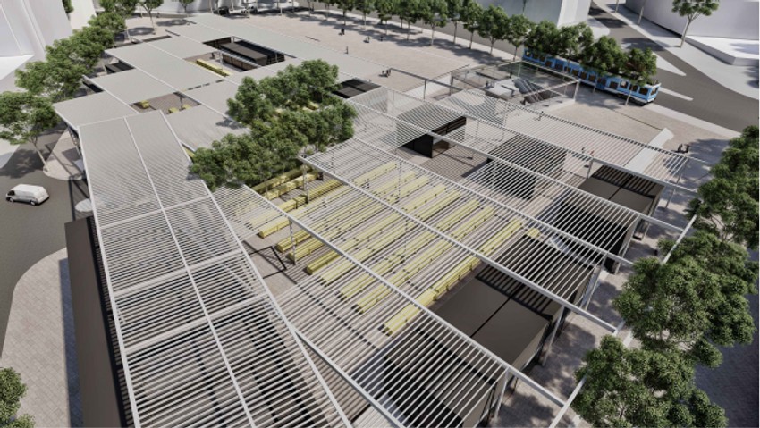 Metro stanica Skadarlija i predlog rekonstrukcije pijace Bajloni