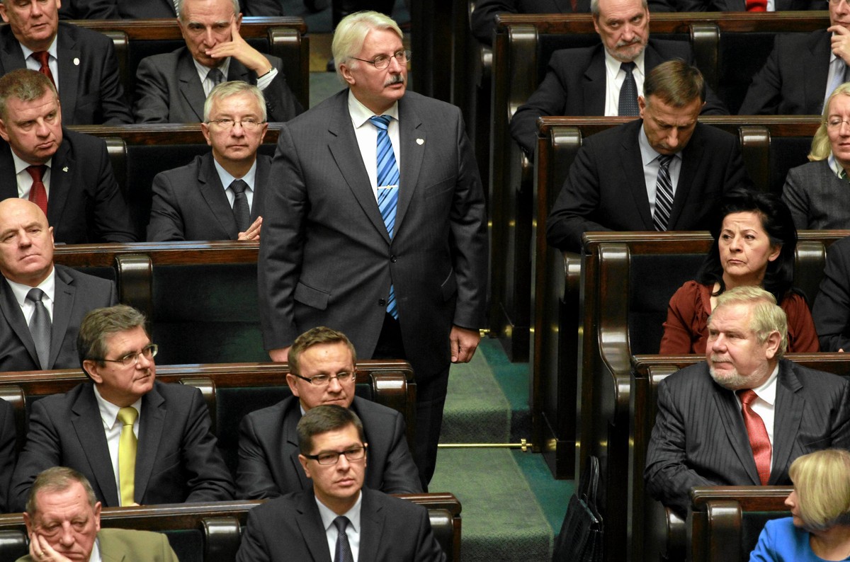 Witold Waszczykowski składa ślubowanie w Sejmie