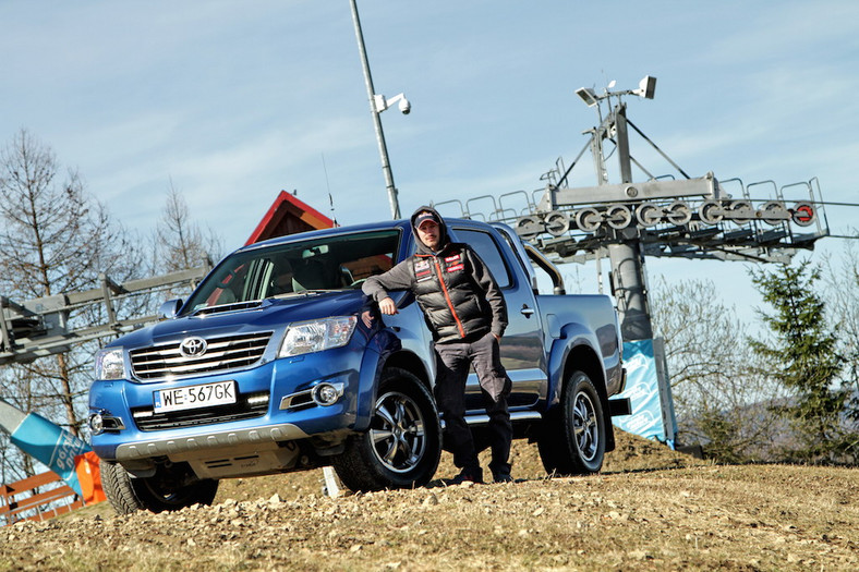 Adam Małysz testuje Toyotę Hilux