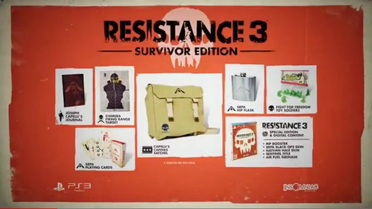 Resistance 3 Survivor Edition - dopakowane wydanie trzeciej części FPS-a od Insomniac