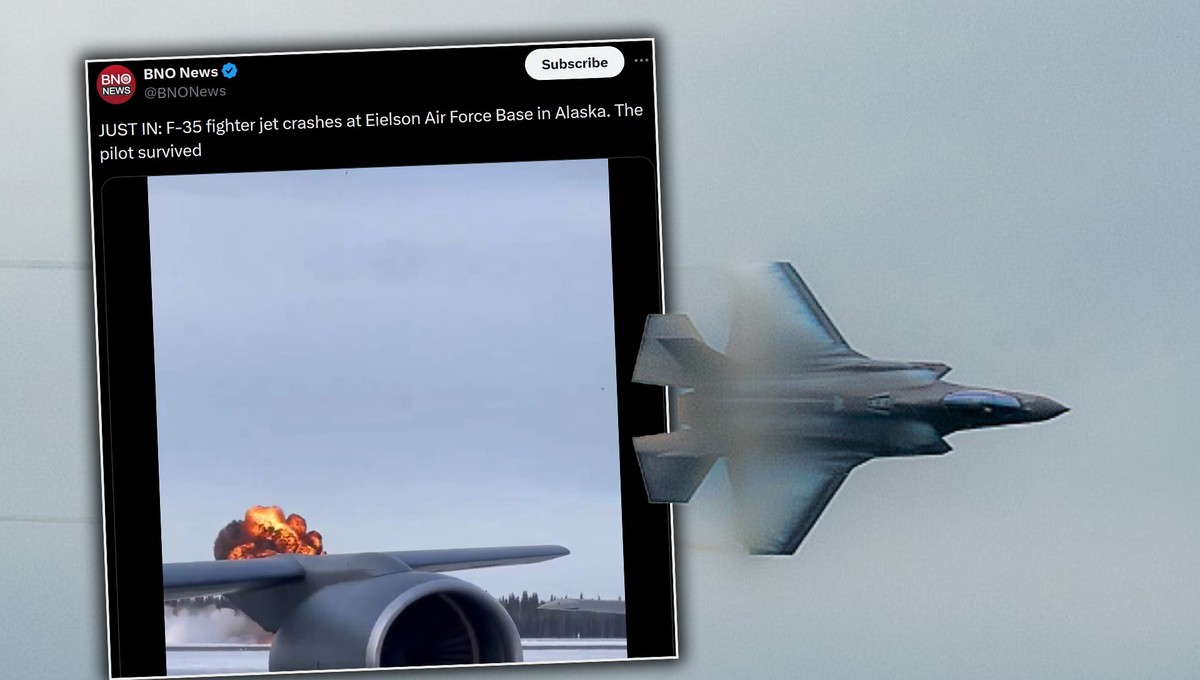Armata pierde cel mai bun vânător de luptă din lume. Înregistrarea șocantă a accidentului F-35   