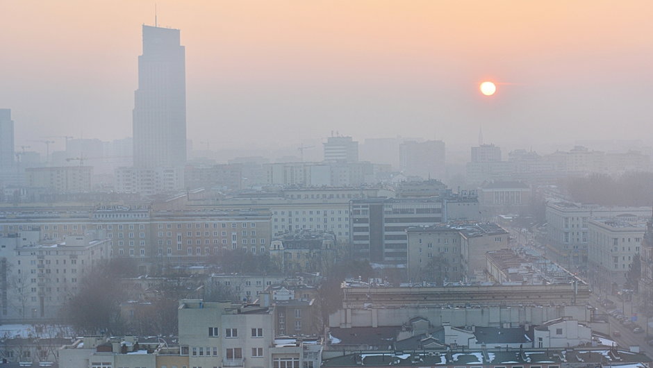 Smog nad Warszawą