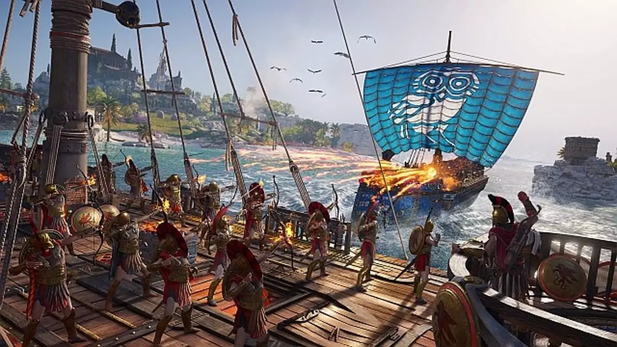 Assassin's Creed Odyssey - morskie bitwy i wyprawa do Aten na nowym gameplayu